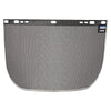 F60 Wire Faceshield, Uncoated, Black, Bound, 15.5 in L x 9 in H