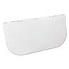 F20 Polycarbonate Faceshield, 3460PC-F, Uncoated, Clear, Unbound, 15.5 in L x 8 in H