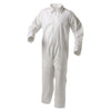 KleenGuard™ A35 Economy Liquid & Particle Protection Coveralls, Zipper Front/Open Wrists/Ankles, White, 2XL