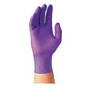 Purple Nitrile™ Disposable Exam Gloves, Beaded Cuff, Unlined, Large, 6 mil