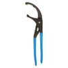 Oil Filter/PVC Pliers, Curved Jaw, 15.5 in OAL