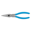 Long Nose Plier, Straight Needle Nose, High Carbon Steel, 8 in OAL