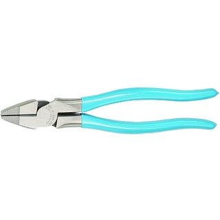 Linemens Pliers, 8.38 in OAL, 0.60 in Cutting Length, Plastic-Dipped Handles