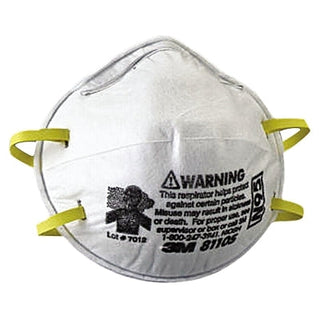 N95 Particulate Respirator, Half Facepiece, Two Fixed Straps, Non-Oil Particles, White