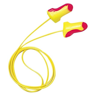Laser Lite® Disposable Earplug, Foam, Magenta/Yellow, Corded