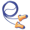 Laser Trak® Detectable Earplugs, Foam, Blue/Orange, Corded