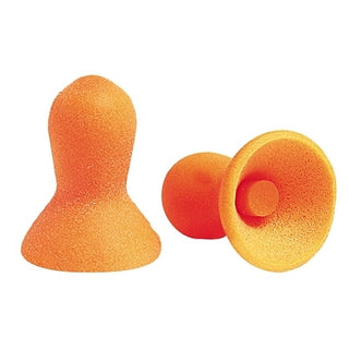 Quiet Reusable Earplugs, Foam, Orange, Uncorded