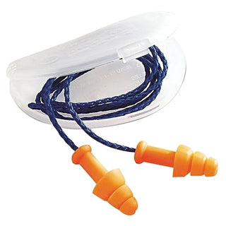 SmartFit® Reusable Earplugs, TPE, Orange, Corded, HearPack