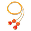TrustFit™ Pod Earplugs, Foam, Orange, Corded