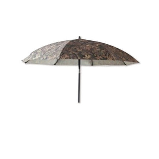 Heavy-Duty Construction Umbrella, 7 ft, Camo (Black/Brown/Olive), Acrylic Coated Canvas, Includes Extension Pole/Case