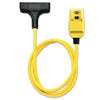Ground Fault Circuit Interrupter, Rainproof, 50 ft