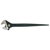 Adjustable Construction Wrench, 10-5/8 in L, 1-1/8 in Opening, Black Oxide