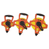Hi-Viz® Orange Reel Fiberglass Tapes, 1/2 in x 100 ft, SAE, Orange, 1/10 in Grad