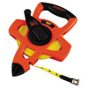 Hi-Viz® Orange Reel Fiberglass Tapes, 1/2 in x 100 ft, SAE, Orange, 1/8 in Grad