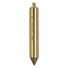 Inage Oil Gauging Plumb Bob, 1 in dia, 6.75 in L, Solid Brass, Unmarked