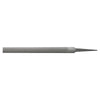 Half-Round File, 12 in, Bastard Cut, Curved/Flat Double-Cut