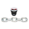 System 3 Proof Coil Chain, Size 3/16 in, 800 lb Limit, Blu-Krome