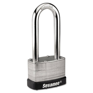Sesamee® Keyless Padlock, 5/16 in Shackle dia, 2-1/4 in L x 1 in W Shackle, Brass