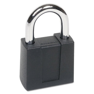 Sesamee® Keyless Padlock, 5/16 in dia, 1 in L X 1 in W, Black
