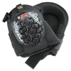 Professional Gel Kneepad, Elastic upper straps with buckle-style fasteners, Black