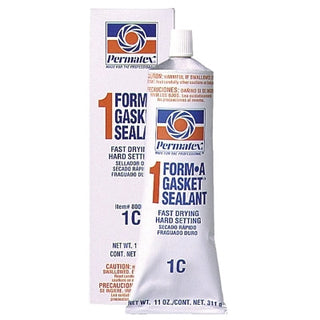 Selante Form-A-Gasket, nº 1, secagem rápida/endurecimento, tubo de 311 g (11 oz), marrom-avermelhado