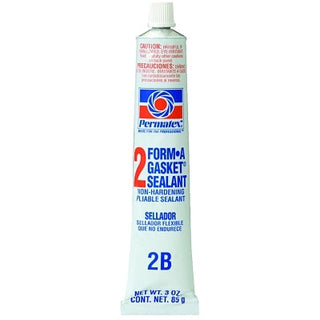 Selante Form-A-Gasket nº 2, secagem lenta/não endurecedor, tubo de 85 g (3 oz), preto