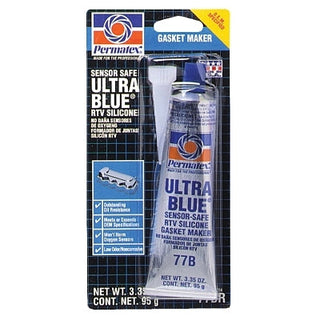 Silicone RTV para juntas, 95 g (3,35 oz), tubo, Ultra Blue®