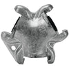 Air King® 2-Lug Triple Connection, 5/16 in dia x 4-9/32 in W x 3-3/4 in H, Brass (Global Investment Cast)