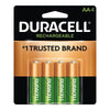 Pre-Charged Rechargeable Battery, NiMH, AA, 1.2V, 4 EA/PK