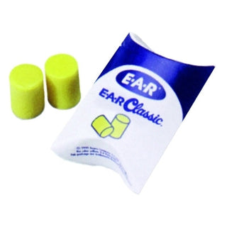 E-A-R™ Classic™ Foam Earplugs, PVC, Yellow, Uncorded, Pillow Pack