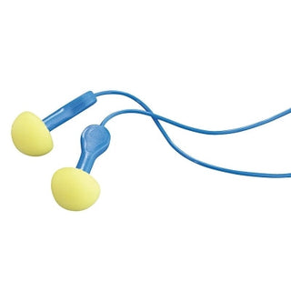 E-A-R™ Express™ Pod Plugs™ Earplug, Polyurethane, Yellow/Blue, Corded