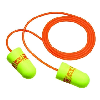 E-A-Rsoft SuperFit Earplugs, Polyurethane, Red/Yellow, Corded