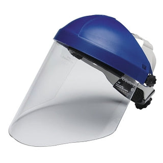 Ratchet Headgear H8A with 3M™ Clear Polycarbonate Faceshield WP96, Uncoated, Clear, 9 in L x 14 in H