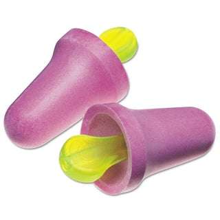 No-Touch Foam Plugs, Polyurethane, Purple, Uncorded