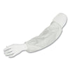 Tyvek® 400 Sleeves, 18 in Long, Serged Closure, White