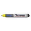 TEXPEN® Industrial Steel Ball Tip Paint Marker, Yellow, 3/32 in, Medium