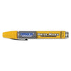 BRITE-MARK® 40 Threaded Cap/Barrel Permanent Paint Marker, Yellow, Medium