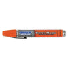 BRITE-MARK® 40 Threaded Cap/Barrel Permanent Paint Marker, Valve Action, Orange, Medium