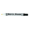 BRITE-MARK® Medium Paint Marker, White, Bullet