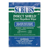 Insect Shield™ Insect Repellent Wipes, 8 in x 10 in, 0.4 oz, Single Premoistened Packets