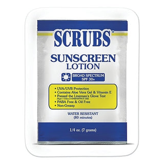Sunscreen Lotion, 1/4 oz, One-Dose Packet
