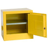Flammable Liquid Storage Cabinet, Manual-Closing, 30 Gallon, Yellow