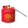 Type ll Safety Can, 5 gal, Red, Hose Included