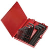 Hex-L® Key Set, 18 per set, Hex Tip, Inch, Short Arm
