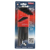 Hex-L® Key Set, 13 per Holder, Hex Tip, Inch, Long Arm