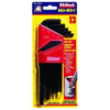 Ball-Hex-L™ Key Set, 13 per Holder, Hex Ball, Inch, Long Arm
