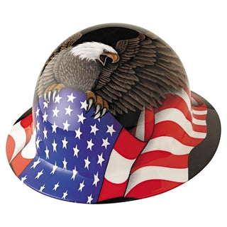 Capacete de segurança SuperEight® E1, catraca de 8 pontos, Spirit of America