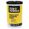 Tub-O Towels® Multi Purpose Towel, Orange, Canister, 45 oz