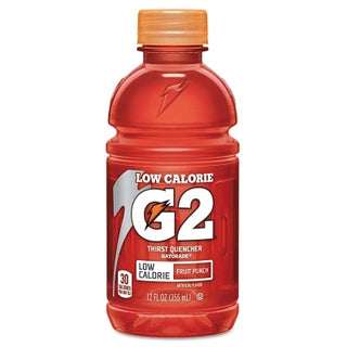 G2 Low Calorie Thirst Quencher, 12 oz, Bottle, Fruit Punch