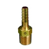 Brass Hose Adaptor, Female Hose/Barb, Brass, 1/4 in